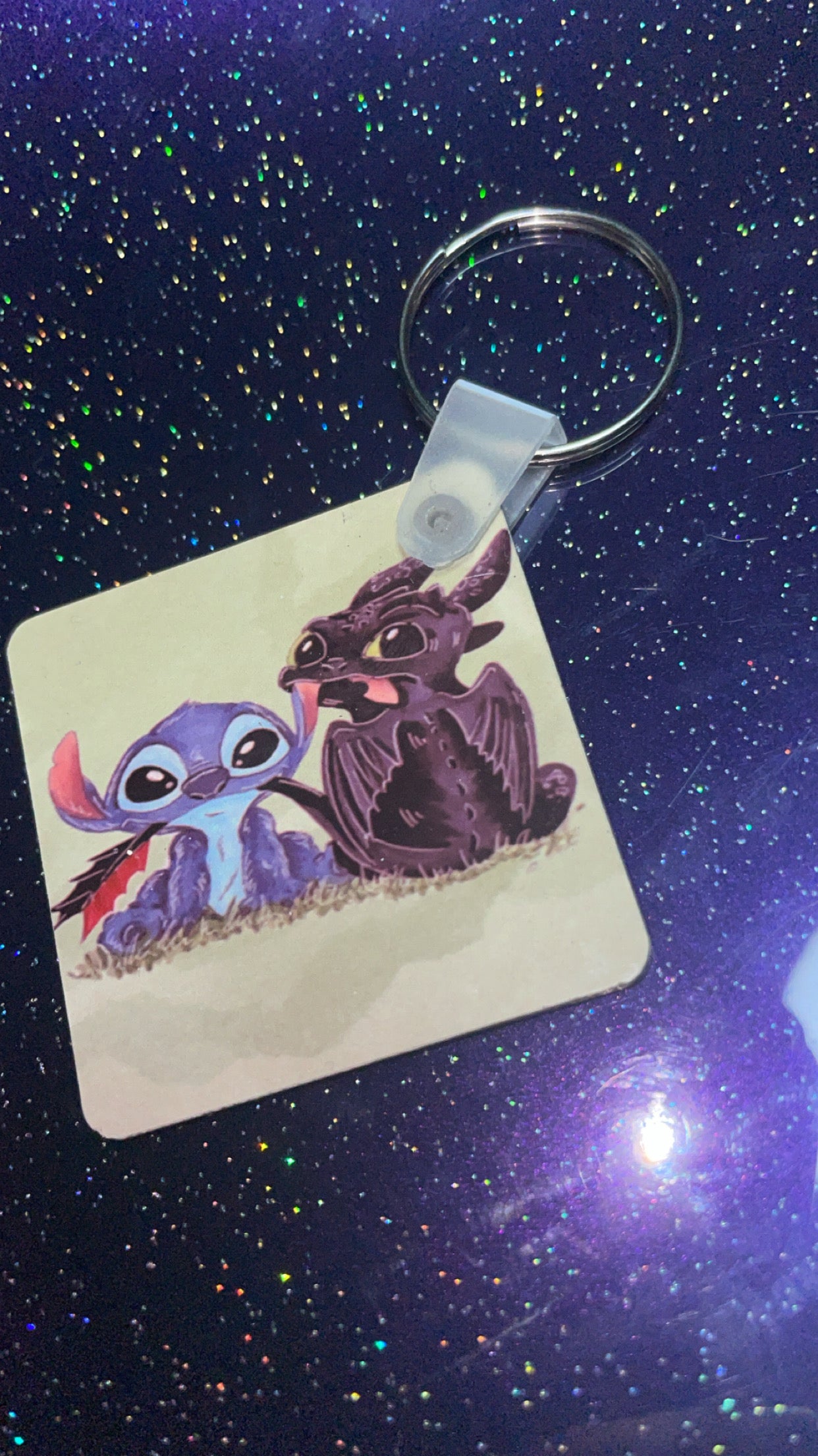 Mischievous Blue Alien Keychain COLLECTION✨