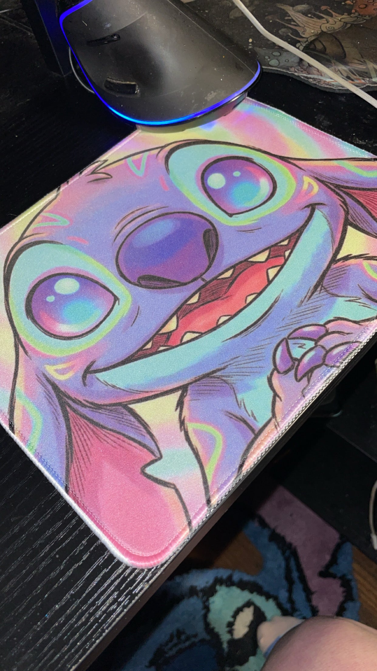 Galactic Glitch Alien Mousepad