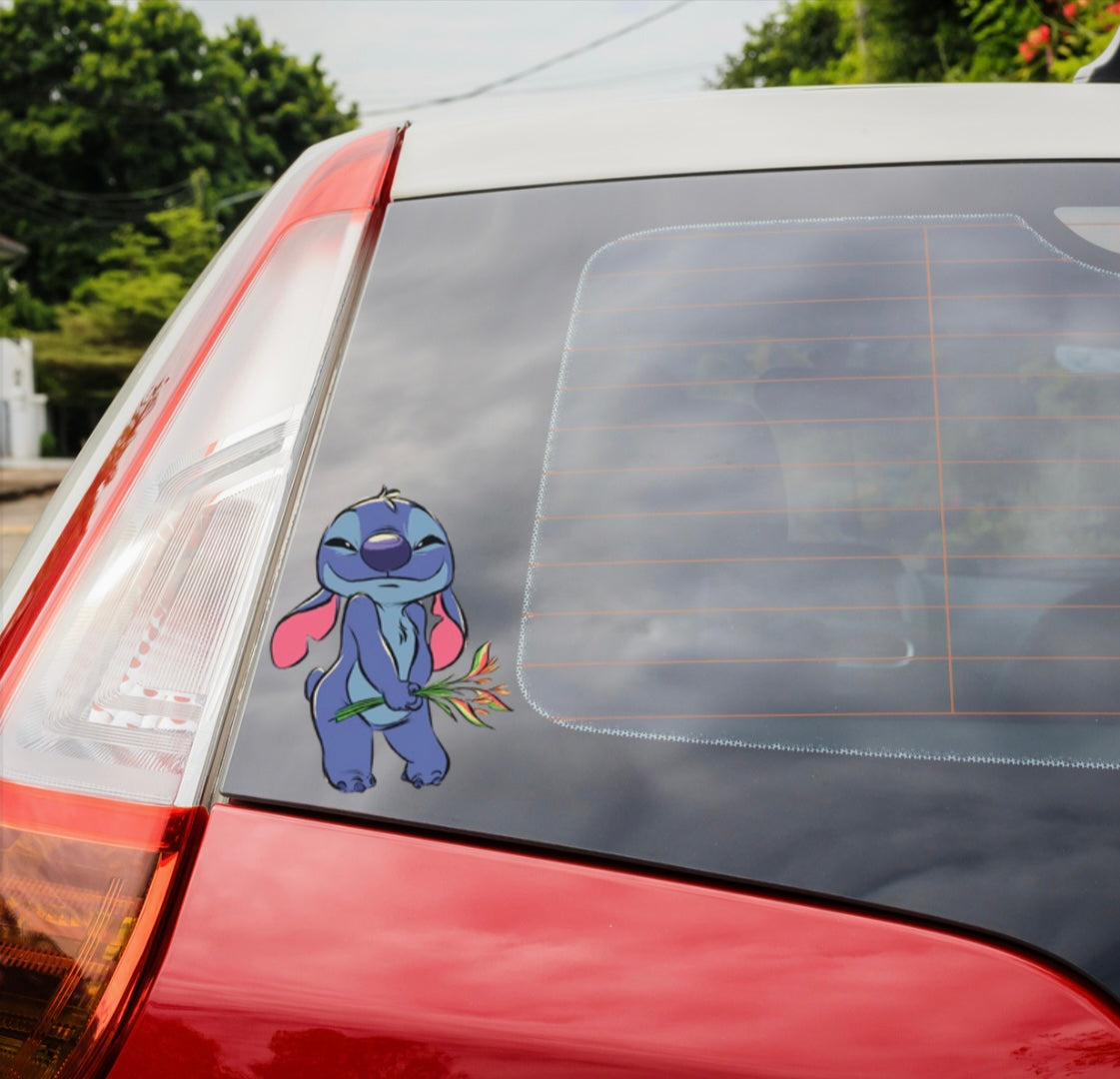 Mischievous Blue Alien Collection- Vinyl Wall Decals Options
