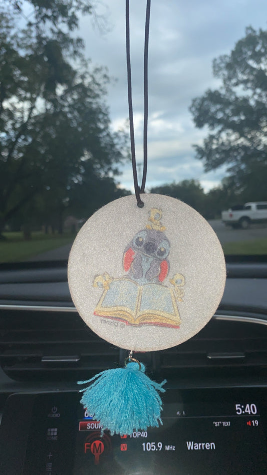 The Mischievous Blue Alien Car Air Freshener Collection