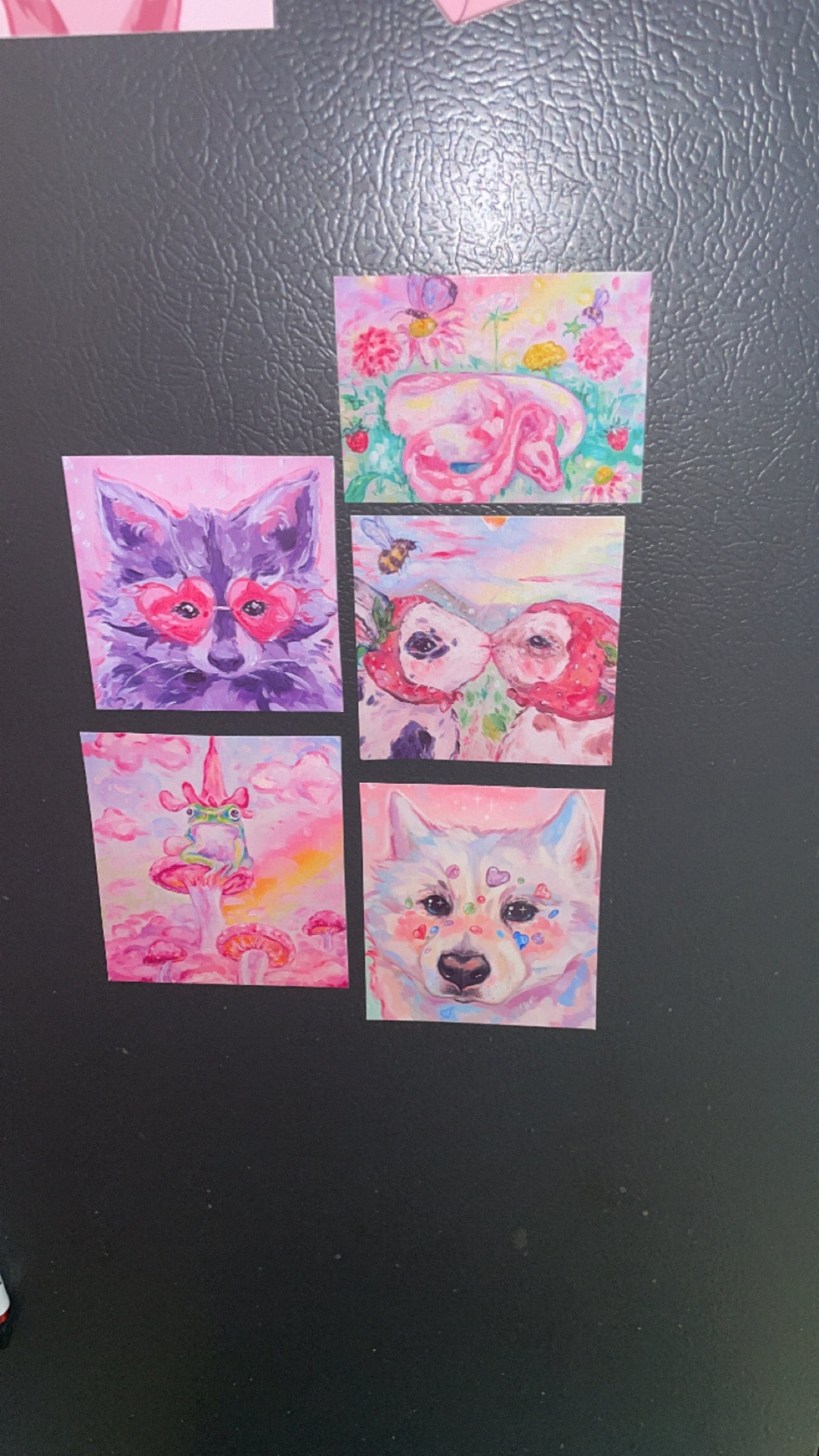 Pastel Pals Fridge Magnets Set of 4