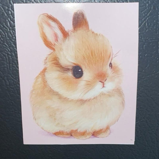 3 Piece Set of Adorable Baby Animal Magnets Featuring a Cute Bunny Otter and Duck Design for Fridge Decor