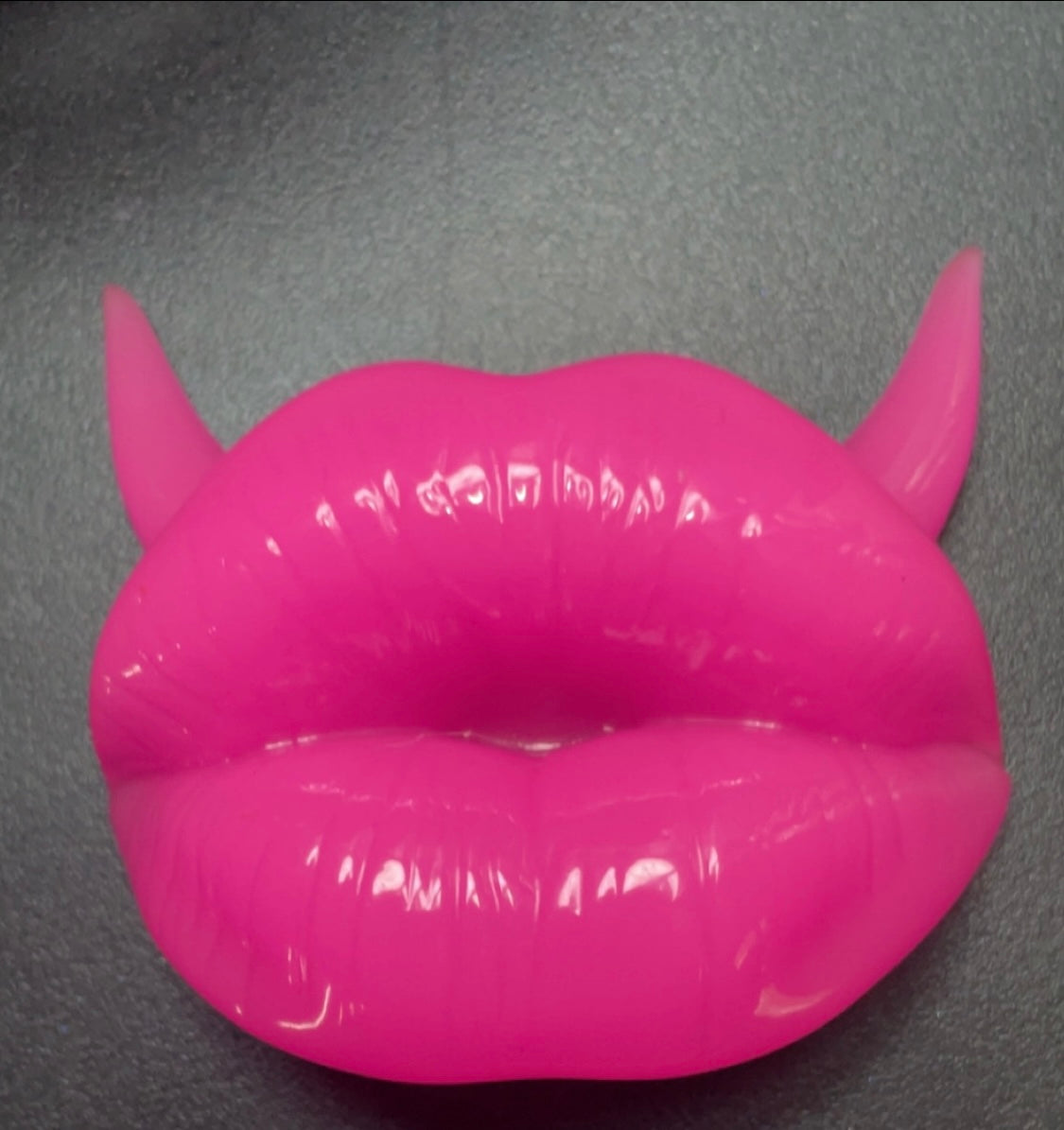 Devil Lips Fridge Magnet