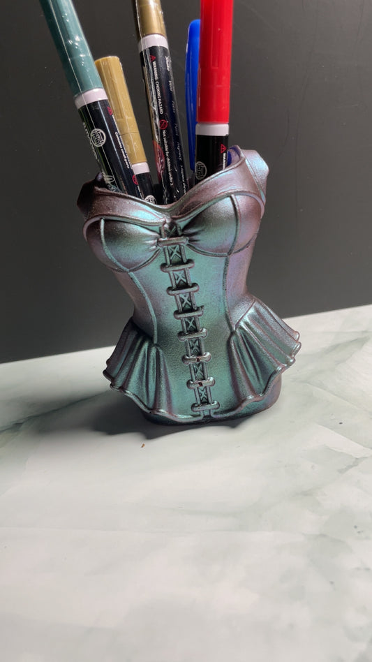 Waisted Space | Resin Pen Holder & Succulent Planter